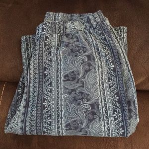 Blue Boho comfy Pants